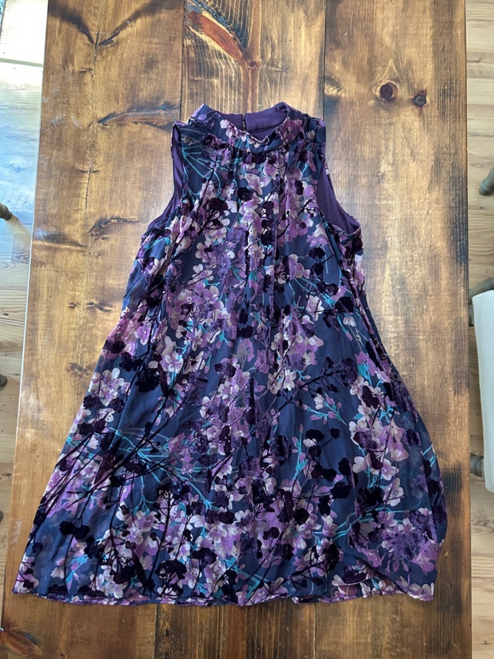 Tommy Hilfiger Purple Floral Maxi Dress Size 14